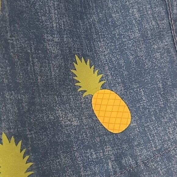 Trunks Surf & Swim Co Blue Pineapple Mens Sano Swim Shorts Size L - Picture 8 of 10